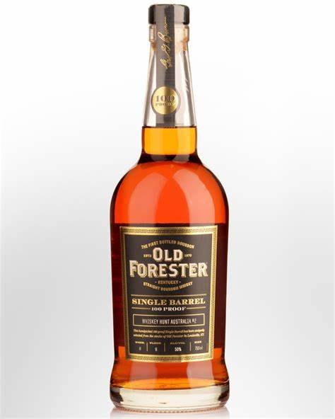 Old Forester Single Barrel barrel Strength Bourbon Whiskey 750ml